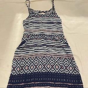 patterned flowy maxi dress